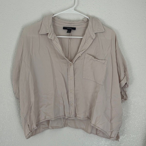 Forever 21 Tops - Light Pink Crop-Length Top